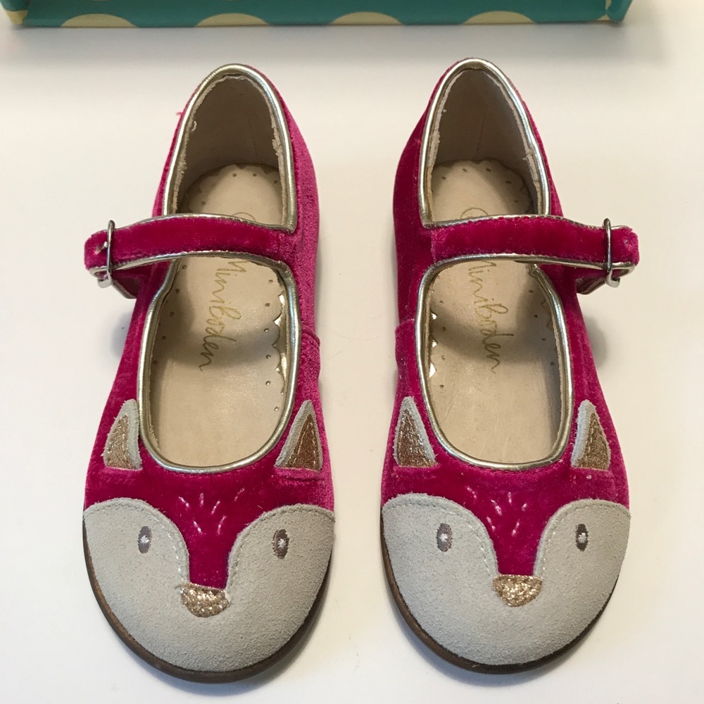 Mini Boden Fox Shoes Mary Jane brand new